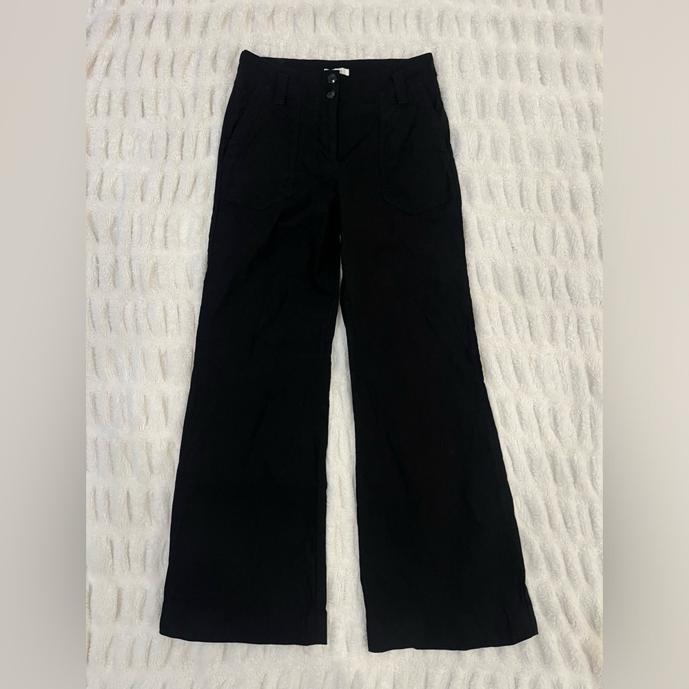 Maeve Women's Wide Leg Pants in Black